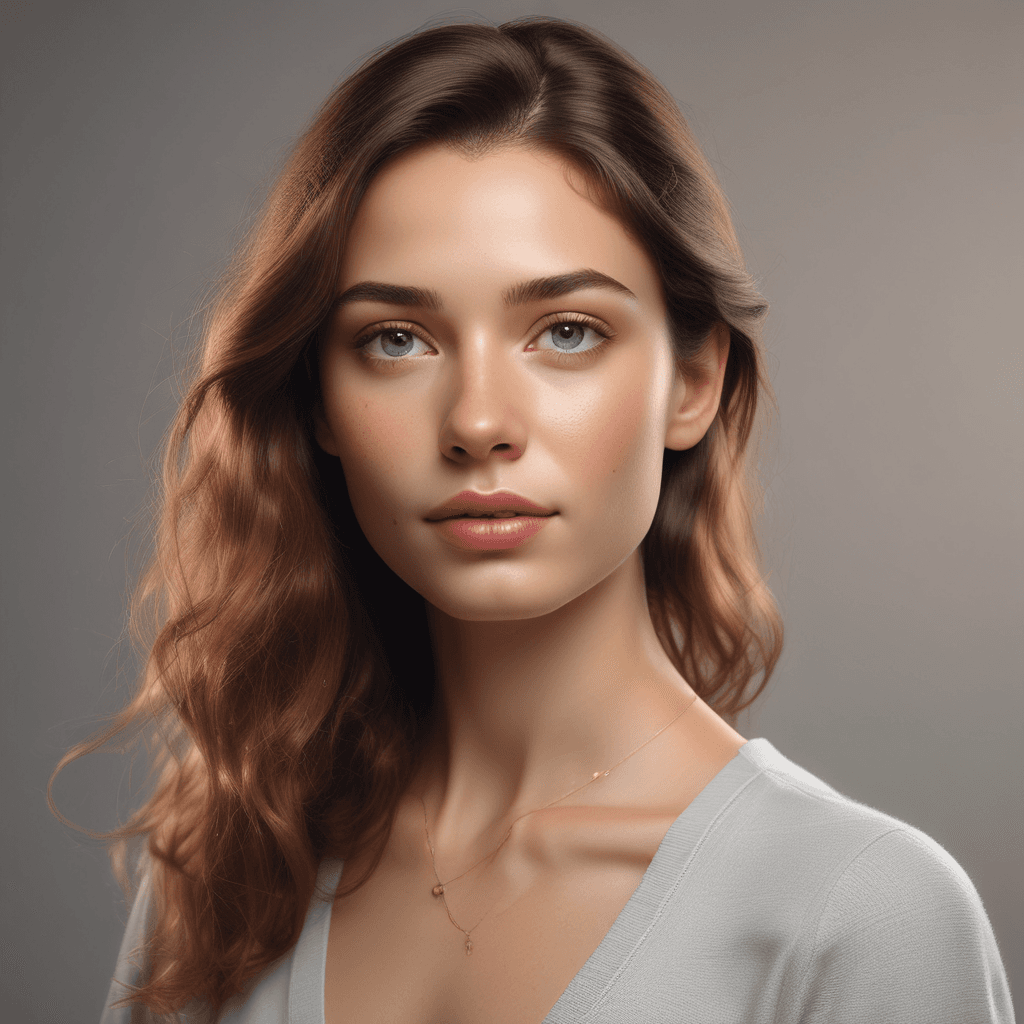 GLM-Image generated photorealistic portrait - AI art demonstration